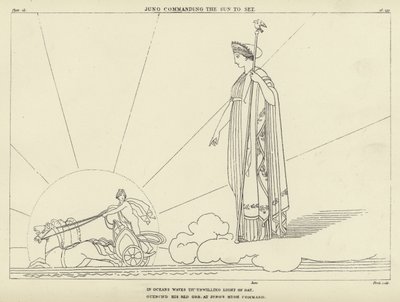 Junon ordonnant au Soleil de se coucher - John Flaxman